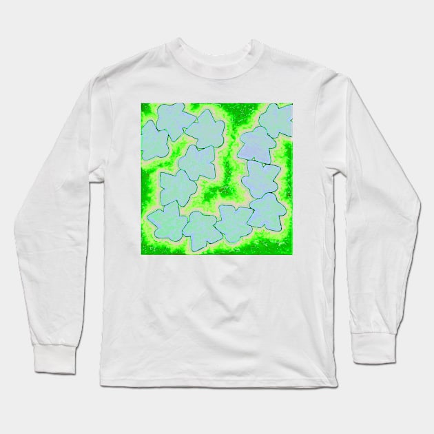 Path Meep Star (Grn) Long Sleeve T-Shirt by Zenanigans